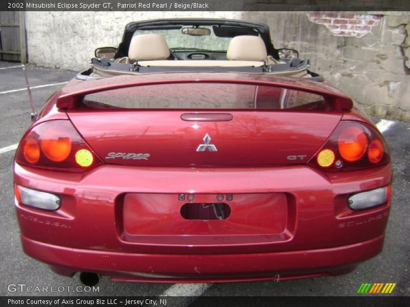 Patriot Red Pearl / Beige/Black 2002 Mitsubishi Eclipse Spyder GT