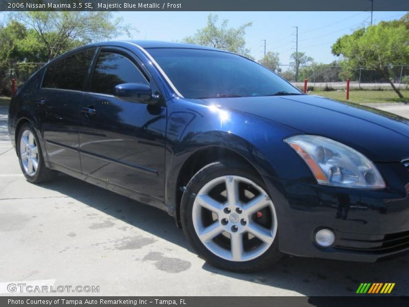 Majestic Blue Metallic / Frost 2006 Nissan Maxima 3.5 SE