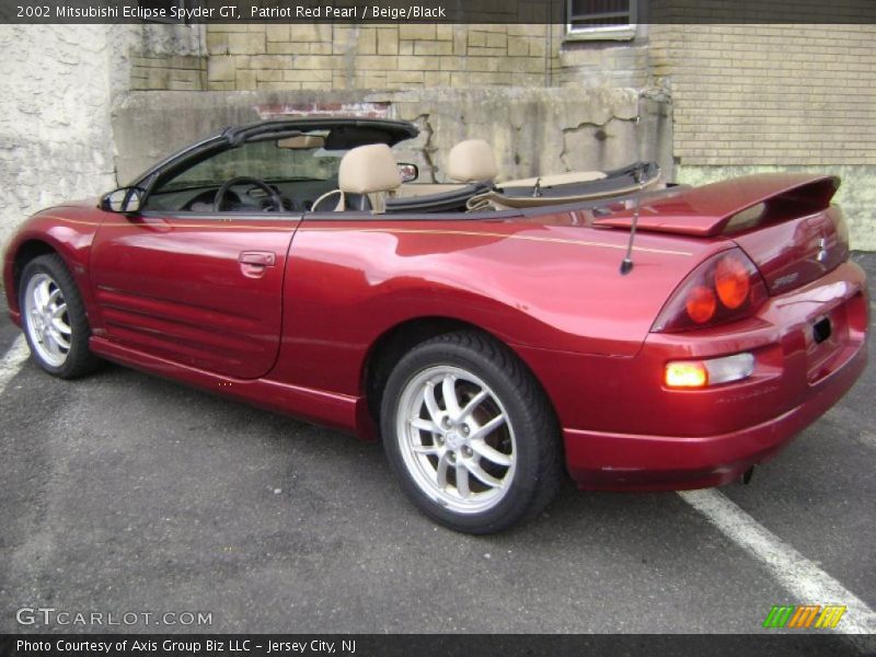 Patriot Red Pearl / Beige/Black 2002 Mitsubishi Eclipse Spyder GT