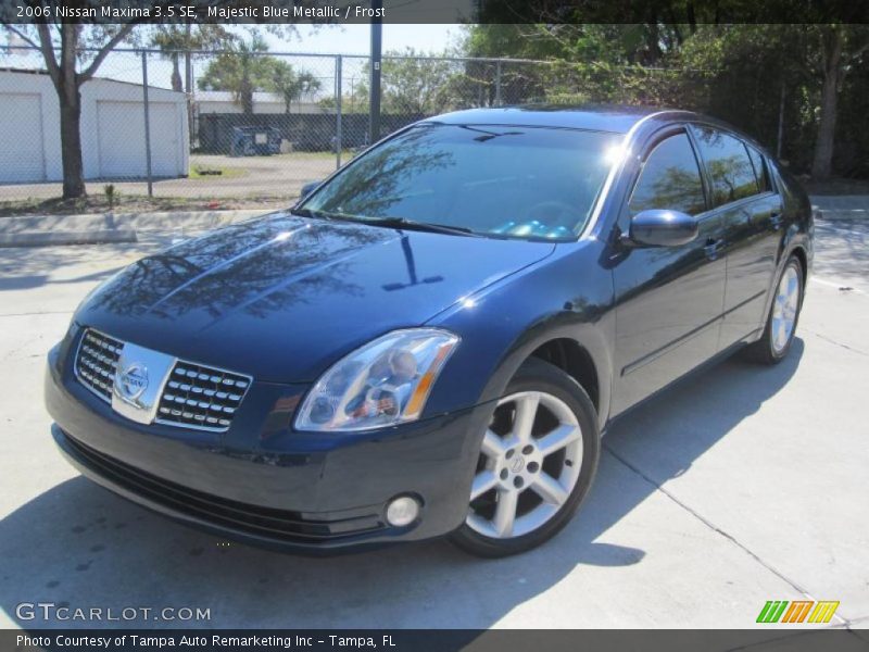 Majestic Blue Metallic / Frost 2006 Nissan Maxima 3.5 SE
