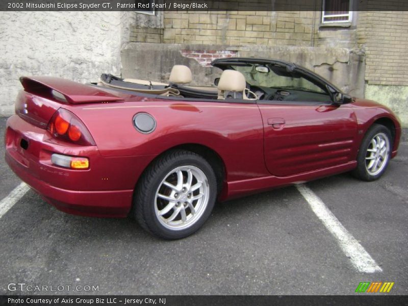 Patriot Red Pearl / Beige/Black 2002 Mitsubishi Eclipse Spyder GT