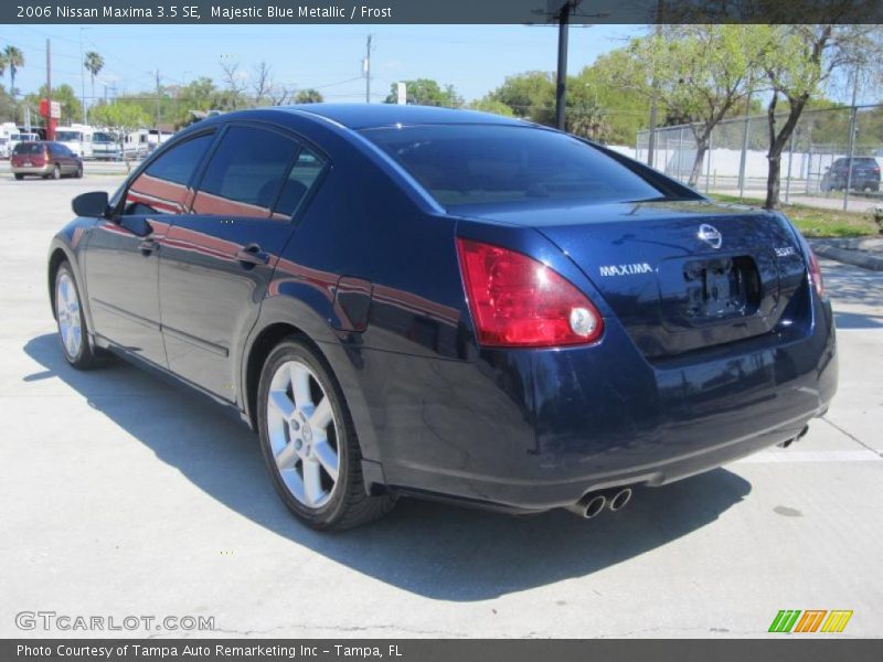 Majestic Blue Metallic / Frost 2006 Nissan Maxima 3.5 SE