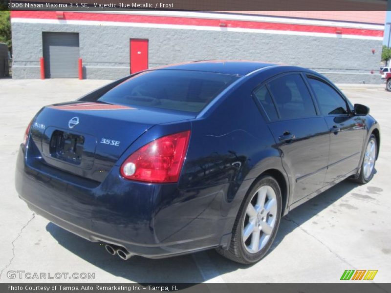 Majestic Blue Metallic / Frost 2006 Nissan Maxima 3.5 SE