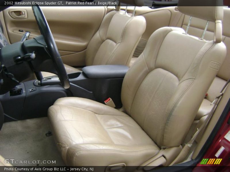 Patriot Red Pearl / Beige/Black 2002 Mitsubishi Eclipse Spyder GT