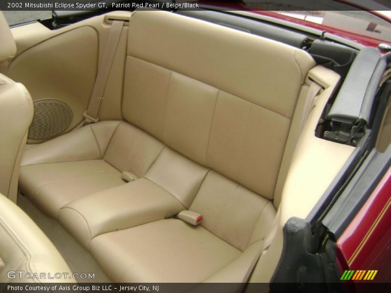 Patriot Red Pearl / Beige/Black 2002 Mitsubishi Eclipse Spyder GT