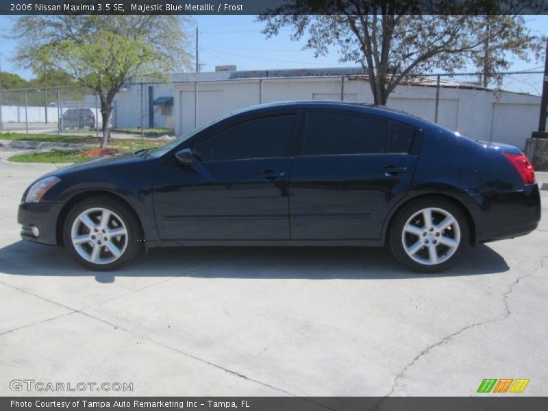 Majestic Blue Metallic / Frost 2006 Nissan Maxima 3.5 SE