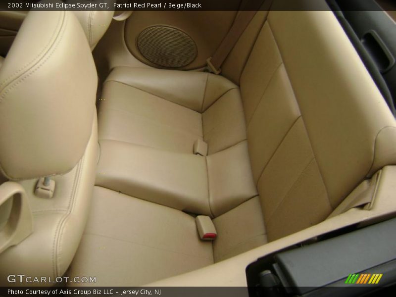 Patriot Red Pearl / Beige/Black 2002 Mitsubishi Eclipse Spyder GT