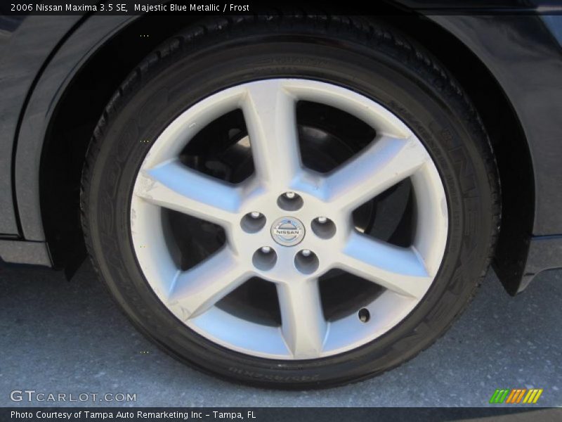 Majestic Blue Metallic / Frost 2006 Nissan Maxima 3.5 SE