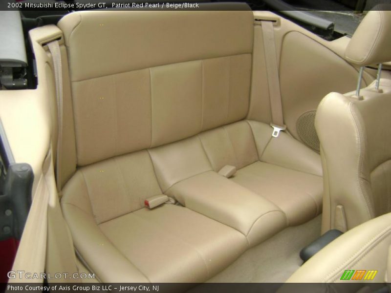 Patriot Red Pearl / Beige/Black 2002 Mitsubishi Eclipse Spyder GT