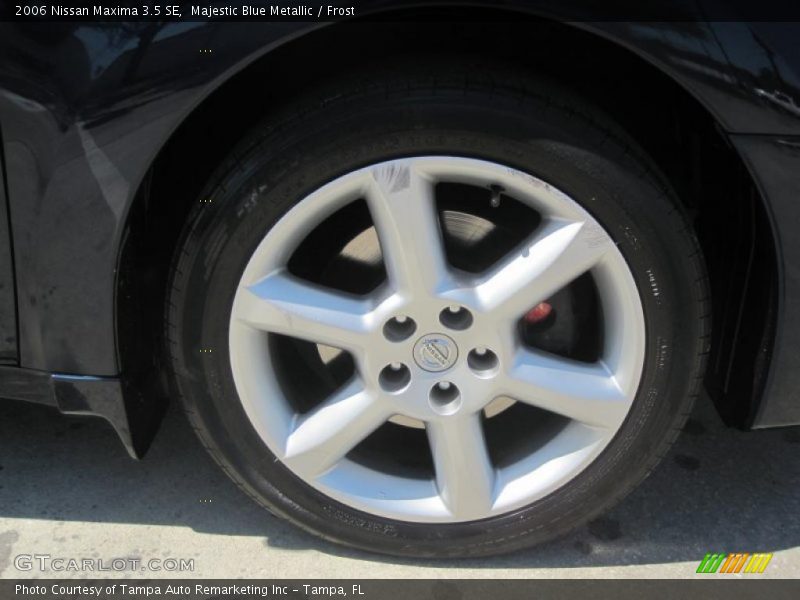 Majestic Blue Metallic / Frost 2006 Nissan Maxima 3.5 SE