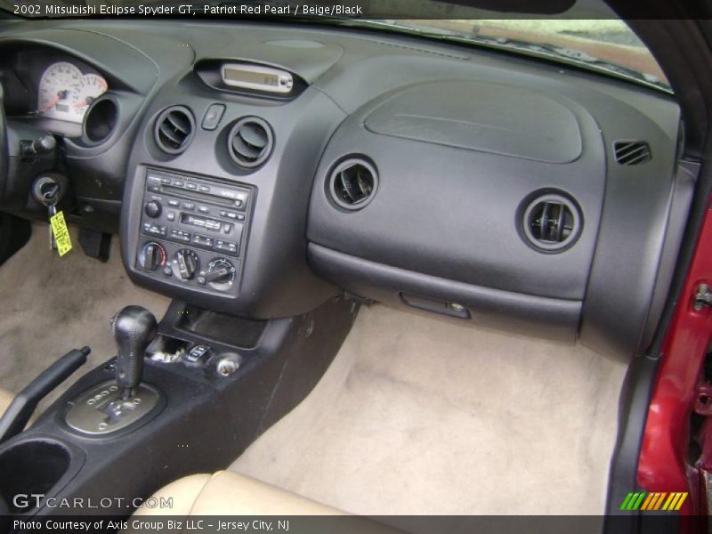 Patriot Red Pearl / Beige/Black 2002 Mitsubishi Eclipse Spyder GT