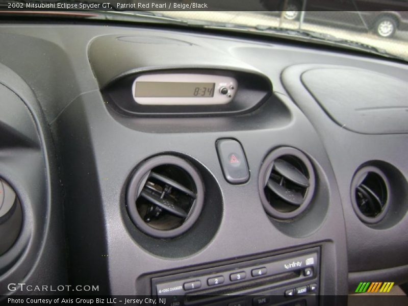 Patriot Red Pearl / Beige/Black 2002 Mitsubishi Eclipse Spyder GT