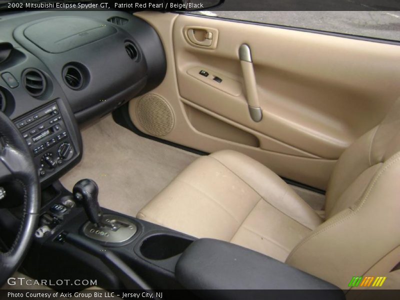 Patriot Red Pearl / Beige/Black 2002 Mitsubishi Eclipse Spyder GT