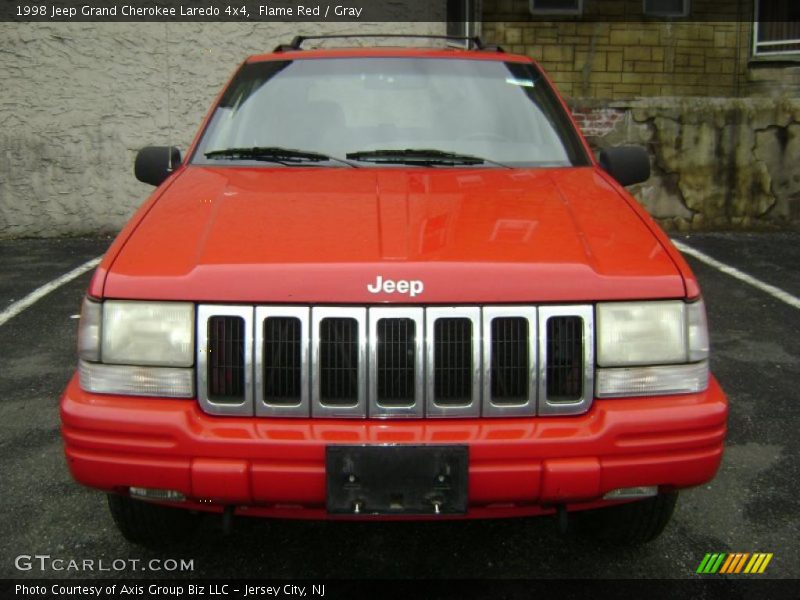 Flame Red / Gray 1998 Jeep Grand Cherokee Laredo 4x4