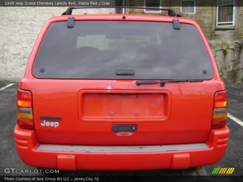 Flame Red / Gray 1998 Jeep Grand Cherokee Laredo 4x4