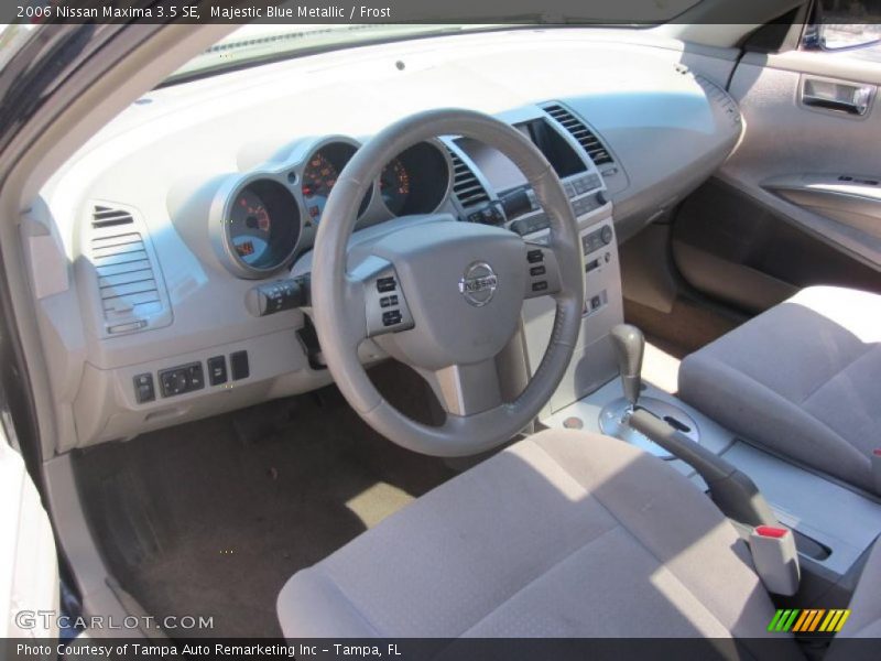 Majestic Blue Metallic / Frost 2006 Nissan Maxima 3.5 SE