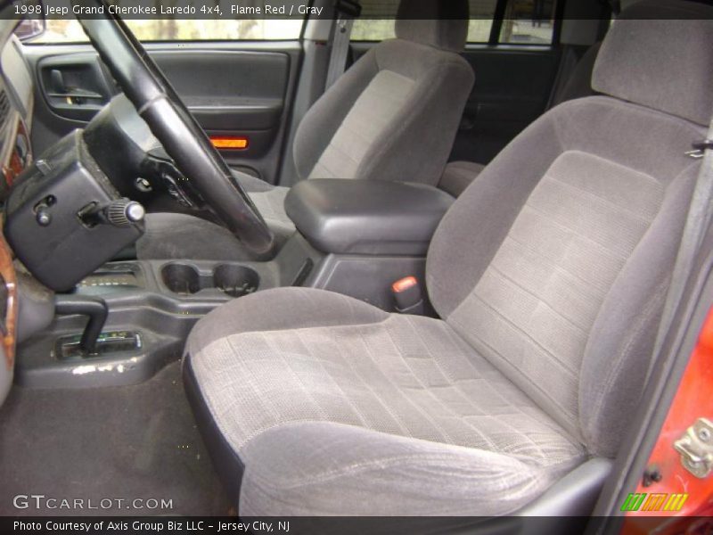 Flame Red / Gray 1998 Jeep Grand Cherokee Laredo 4x4