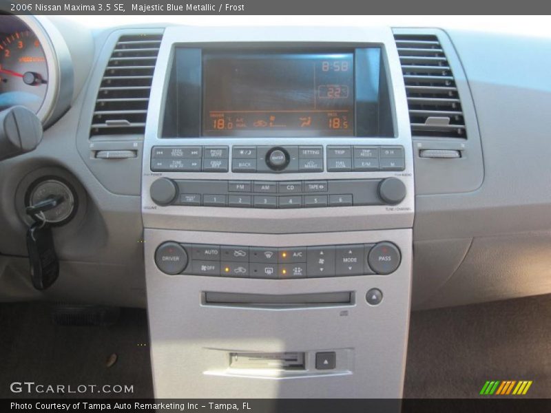 Majestic Blue Metallic / Frost 2006 Nissan Maxima 3.5 SE