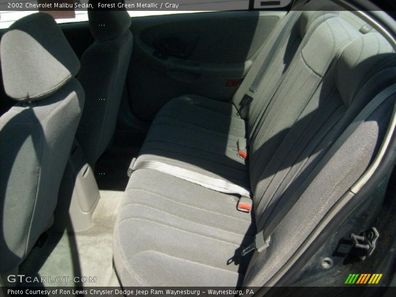 Forest Green Metallic / Gray 2002 Chevrolet Malibu Sedan