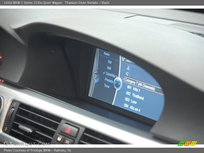 Titanium Silver Metallic / Black 2009 BMW 3 Series 328xi Sport Wagon