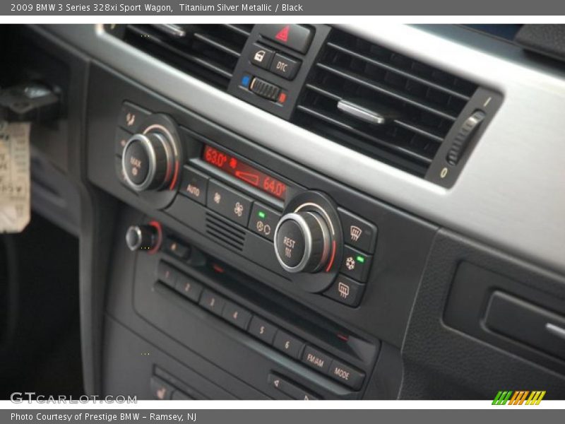 Titanium Silver Metallic / Black 2009 BMW 3 Series 328xi Sport Wagon