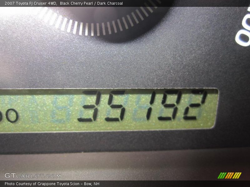 Black Cherry Pearl / Dark Charcoal 2007 Toyota FJ Cruiser 4WD