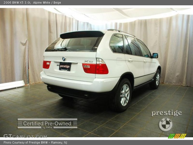 Alpine White / Beige 2006 BMW X5 3.0i