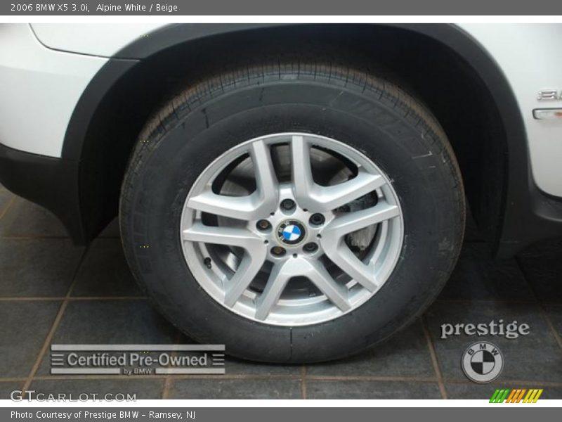 Alpine White / Beige 2006 BMW X5 3.0i