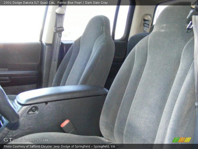 Patriot Blue Pearl / Dark Slate Gray 2001 Dodge Dakota SLT Quad Cab