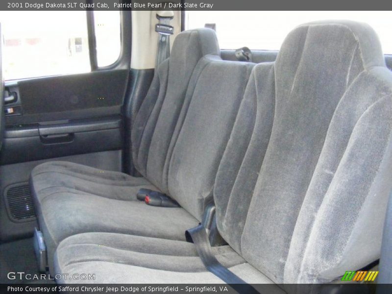 Patriot Blue Pearl / Dark Slate Gray 2001 Dodge Dakota SLT Quad Cab