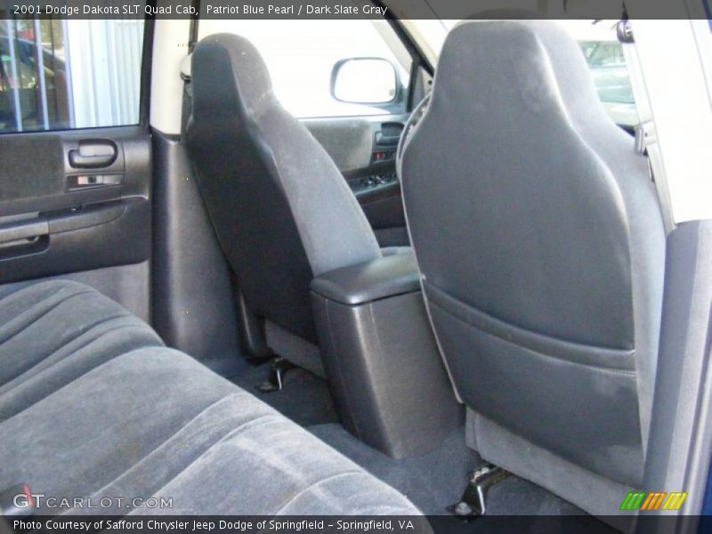 Patriot Blue Pearl / Dark Slate Gray 2001 Dodge Dakota SLT Quad Cab