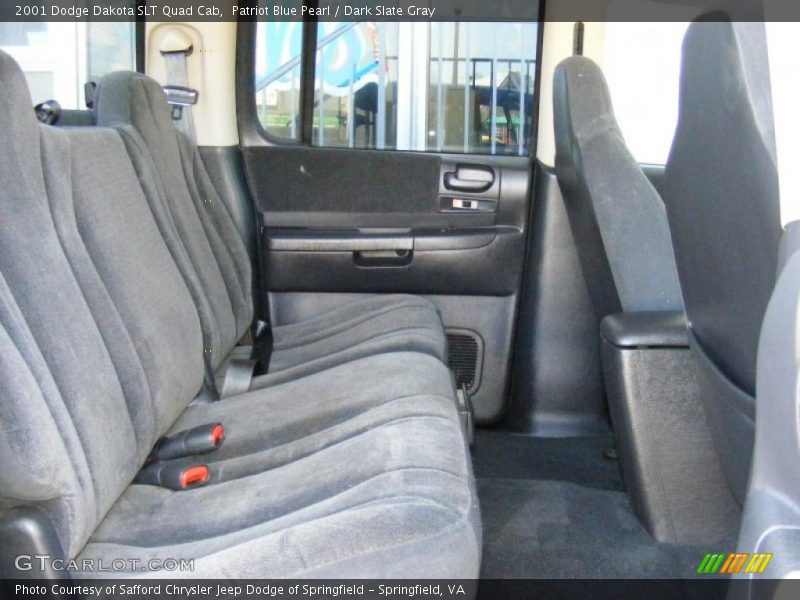 Patriot Blue Pearl / Dark Slate Gray 2001 Dodge Dakota SLT Quad Cab