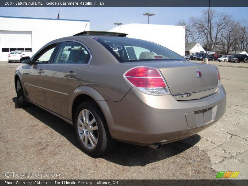 Golden Cashmere Metallic / Tan 2007 Saturn Aura XE