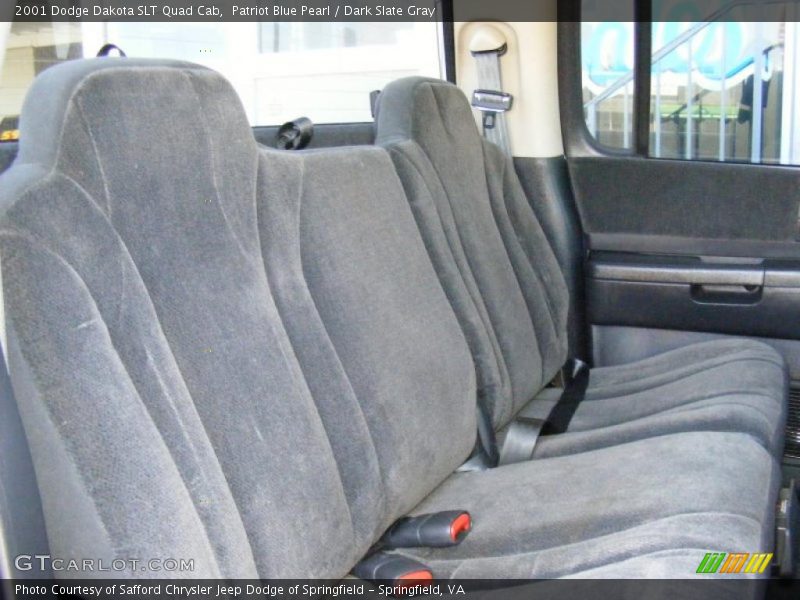 Patriot Blue Pearl / Dark Slate Gray 2001 Dodge Dakota SLT Quad Cab