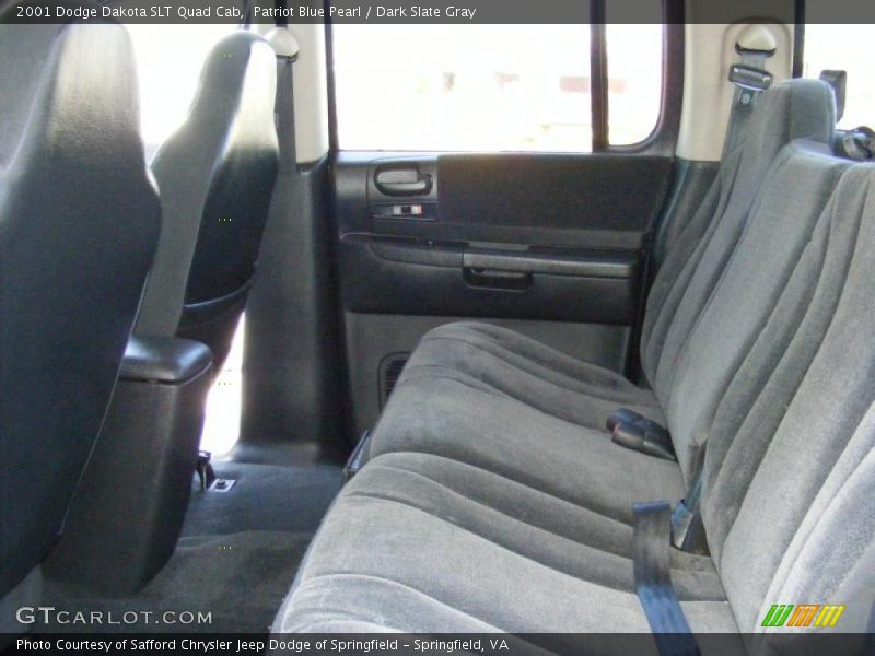 Patriot Blue Pearl / Dark Slate Gray 2001 Dodge Dakota SLT Quad Cab
