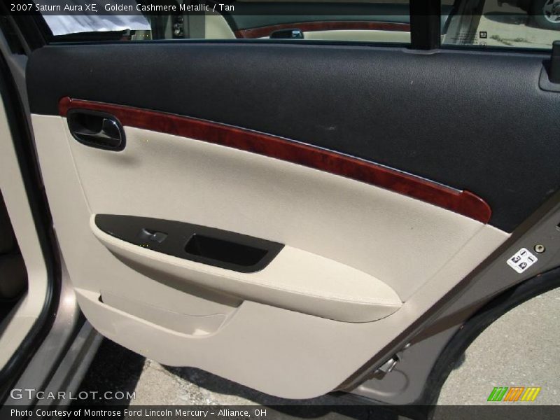 Golden Cashmere Metallic / Tan 2007 Saturn Aura XE