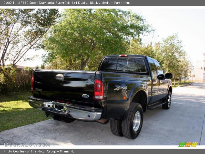 Black / Medium Parchment 2002 Ford F350 Super Duty Lariat SuperCab 4x4 Dually
