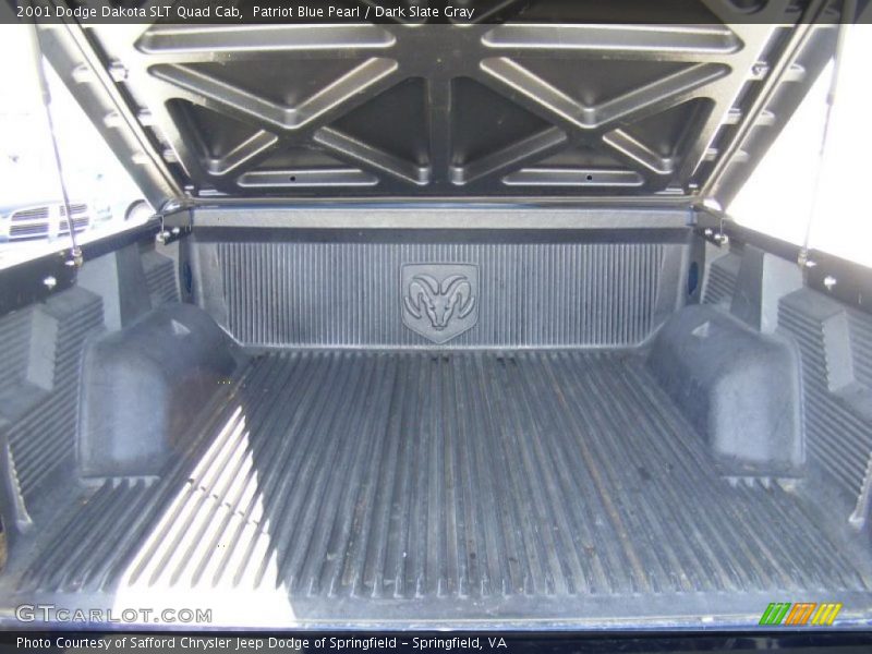 Patriot Blue Pearl / Dark Slate Gray 2001 Dodge Dakota SLT Quad Cab