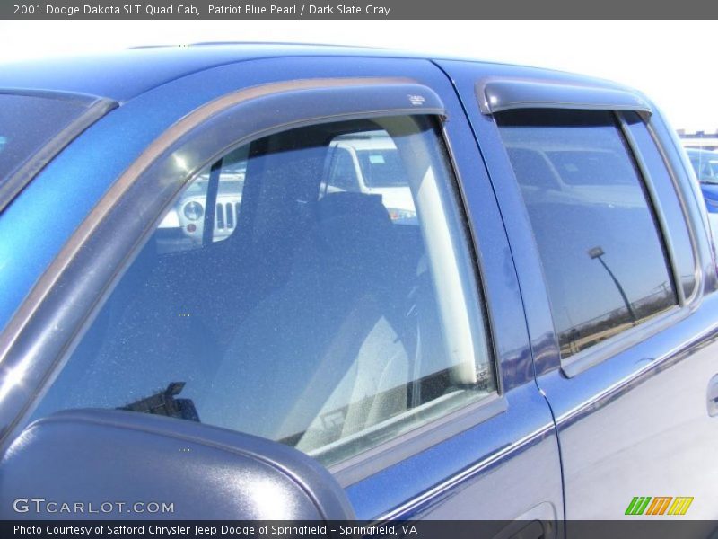 Patriot Blue Pearl / Dark Slate Gray 2001 Dodge Dakota SLT Quad Cab