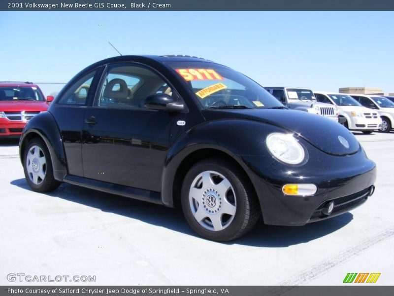 Black / Cream 2001 Volkswagen New Beetle GLS Coupe