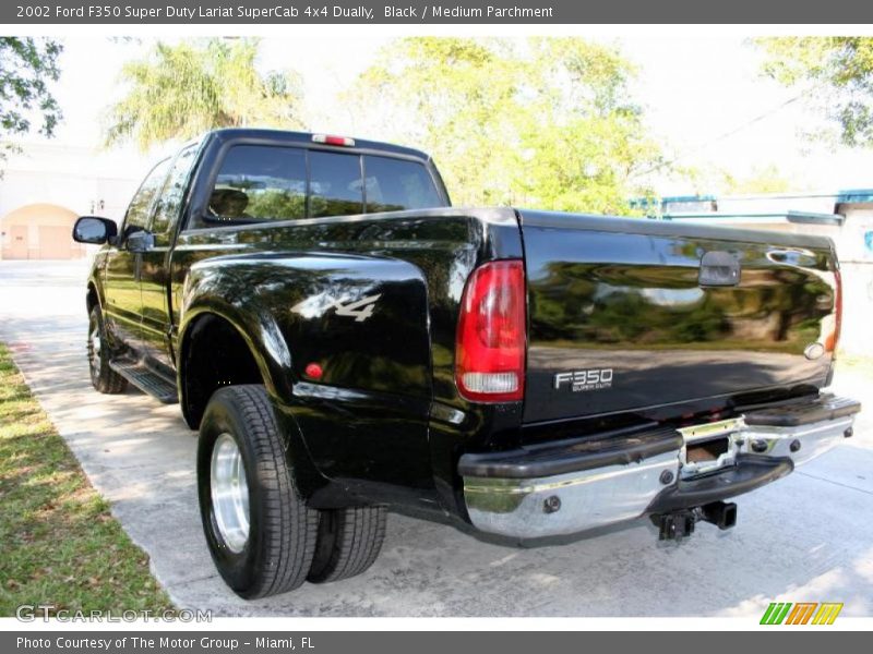 Black / Medium Parchment 2002 Ford F350 Super Duty Lariat SuperCab 4x4 Dually
