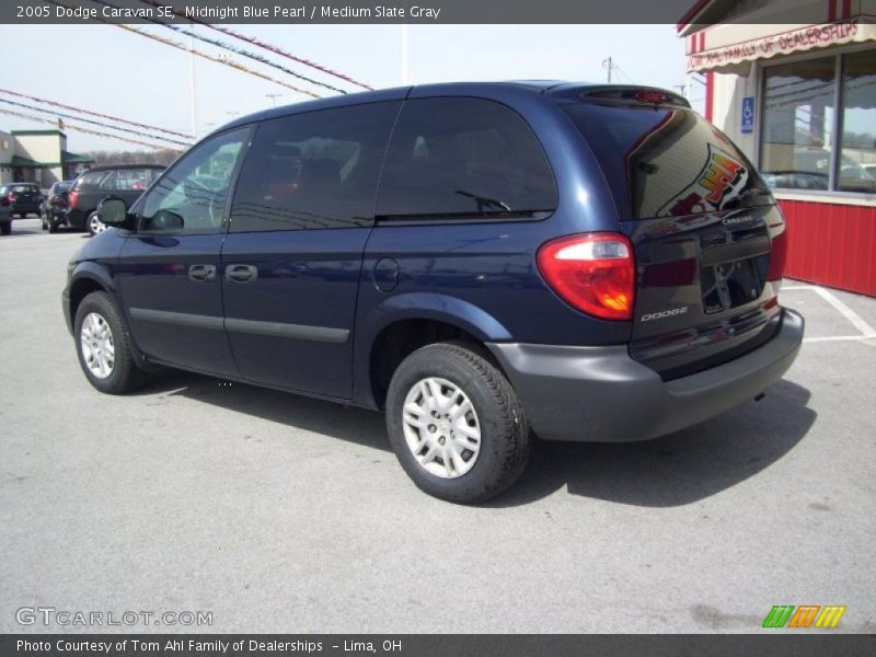 Midnight Blue Pearl / Medium Slate Gray 2005 Dodge Caravan SE