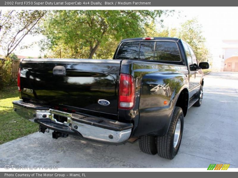 Black / Medium Parchment 2002 Ford F350 Super Duty Lariat SuperCab 4x4 Dually