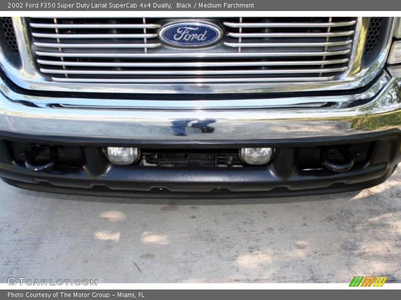 Black / Medium Parchment 2002 Ford F350 Super Duty Lariat SuperCab 4x4 Dually
