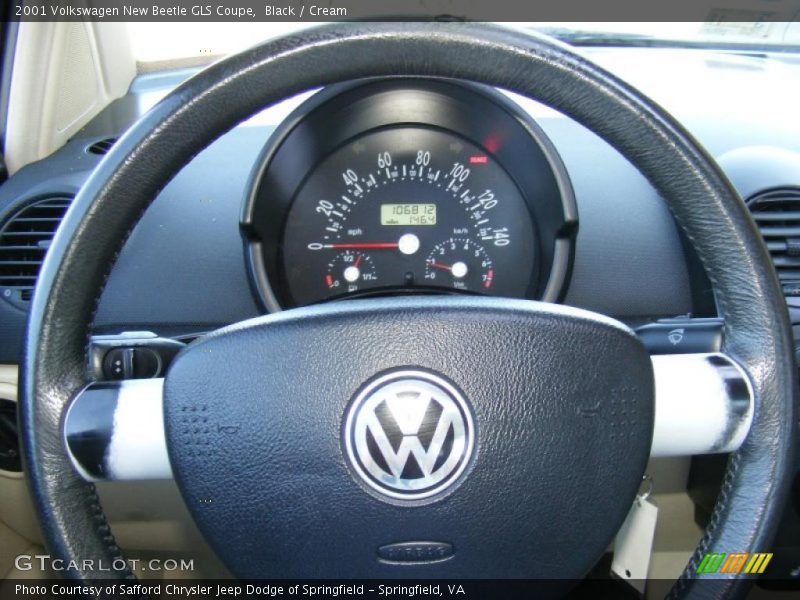 Black / Cream 2001 Volkswagen New Beetle GLS Coupe