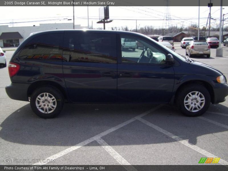 Midnight Blue Pearl / Medium Slate Gray 2005 Dodge Caravan SE