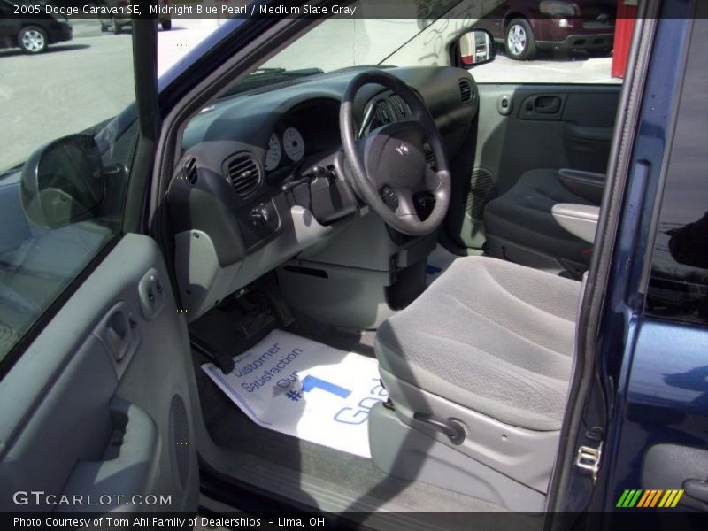 Midnight Blue Pearl / Medium Slate Gray 2005 Dodge Caravan SE