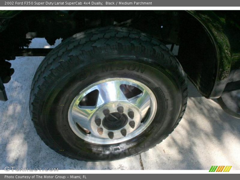 Black / Medium Parchment 2002 Ford F350 Super Duty Lariat SuperCab 4x4 Dually