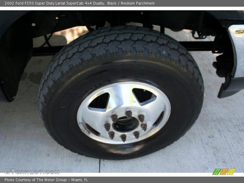 Black / Medium Parchment 2002 Ford F350 Super Duty Lariat SuperCab 4x4 Dually