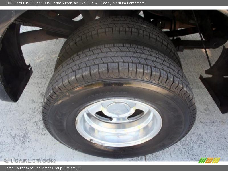 Black / Medium Parchment 2002 Ford F350 Super Duty Lariat SuperCab 4x4 Dually